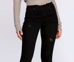 High Rise Skinny Cropped Jeans